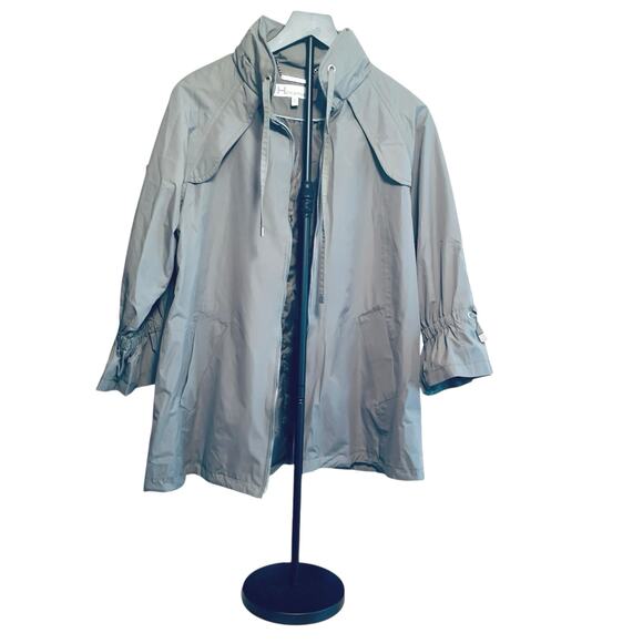 Hemisphere New With Tags Sage ight weight jacket /Raincoat size Medium Retro - Picture 1 of 13